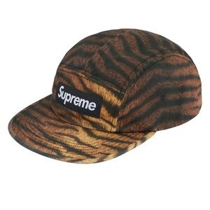 Supreme Washed Chino Twill Camp Cap (Tiger)